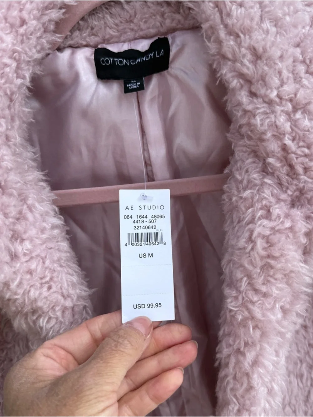 AE studio Teddy Bear Jacket, NWT, Sz med - Picture 2 of 8